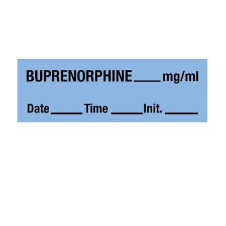Tape, Buprenorphine 1/2 X 500 Blue W/Black